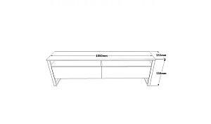 Tumba pentru televizor Trendy ML19 A 180 Pin Atlantic (Maro)