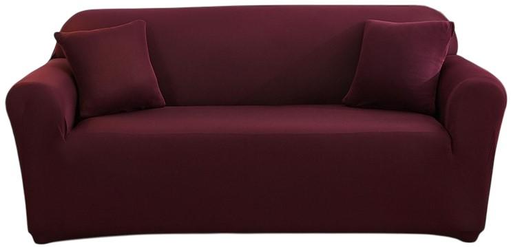 Husa pentru canapele Relaxe Home Solid Sofa Cover 2 locuri (145-185 cm) Bordo