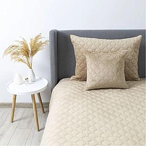 Cuvertura Relaxe Home VELOUR 220x240 cm Gold Beige