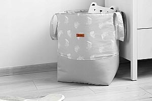 Cos pentru jucarii Sensillo Feathers Grey