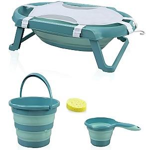 Cada pentru bebelusi BABYJEM Turquoise 5 pcs