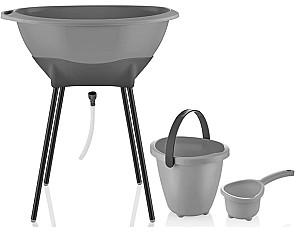 Cada pentru bebelusi BABYJEM Grey 3 pcs