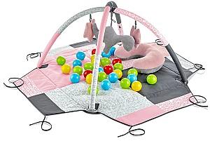 Covoras de joaca copii BABYJEM Pink 70x70 cm