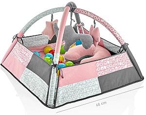 Covoras de joaca copii BABYJEM Pink 70x70 cm
