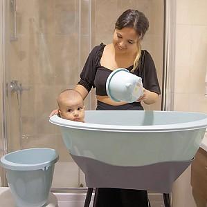 Cada pentru bebelusi BABYJEM Elegant Turquoise
