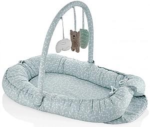 Cuib pentru bebelus BABYJEM Between Parents Green