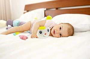 Jucarie de plus BABYJEM Caterpillar Pink