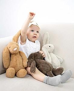 Jucarie de plus BABYJEM The Beast Bunny Light Brown