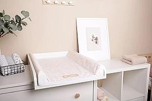 Saltea de infasat Sensillo Beige Leaf 70x50x9.5 cm