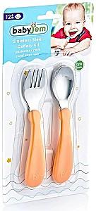 Set de tacimuri BABYJEM Orange/Grey