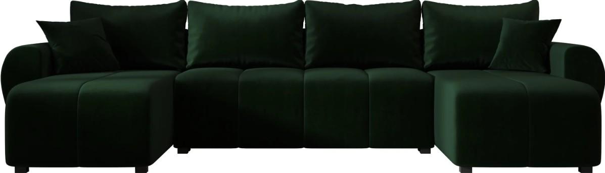 Canapea coltar Space Meble Molisa U Itaka 10 Green Dark