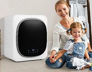 Masina de uscat rufe Costway FP10757DE White