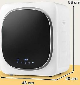 Masina de uscat rufe Costway FP10757DE White