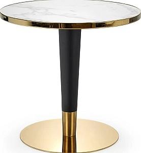 Masa Halmar Morata White Marble/Black/Gold