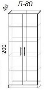 Dulap PS PT-80 + Antresol Toffi / Bej