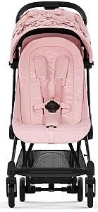 Carucior de plimbare Cybex Coya Matt Black Simply Flowers Pink