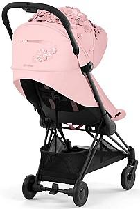 Carucior de plimbare Cybex Coya Matt Black Simply Flowers Pink