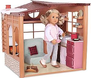 Casuta pentru papusi Battat Our Generation Cozy Cabin