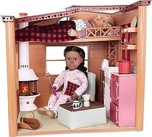 Casuta pentru papusi Battat Our Generation Cozy Cabin