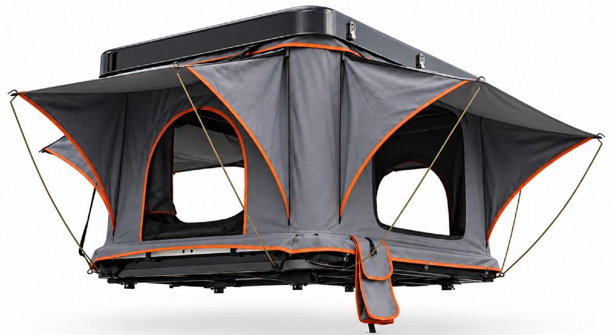 Cort auto pe acoperis Travel Flame WP6001 Stone Gray