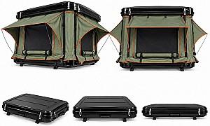 Cort auto pe acoperis Travel Flame WP6004 Olive Green
