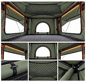 Cort auto pe acoperis Travel Flame WP6004 Olive Green