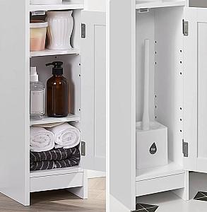 Dulap de baie Vasagle BBC310W01 White