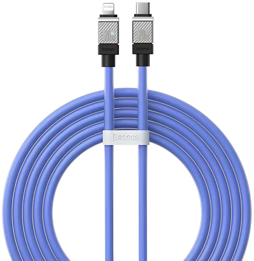 USB сablu Baseus CoolPlay Series Type-C to Lightning 2m Blue