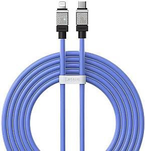 USB сablu Baseus CoolPlay Series Type-C to Lightning 2m Blue