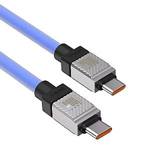 USB сablu Baseus CoolPlay Series Type-C to Type-C 2m Blue