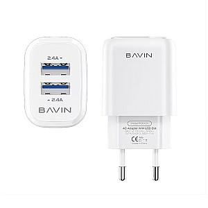 Incarcator telefon BAVIN PC913L + Cable Lightning White