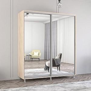 Dulap-cupe Mobildor Lux Aron 200 (2 oglinzi) Stejar Sonoma