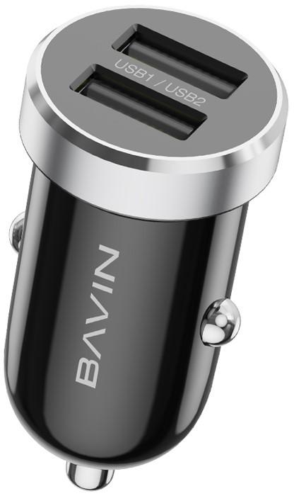 Incarcator auto BAVIN PC862MI + Cable Micro-USB Black