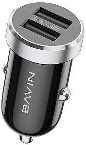 Incarcator auto BAVIN PC862MI + Cable Micro-USB Black