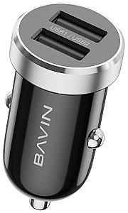 Incarcator auto BAVIN PC862TY + Cable Type-C Black