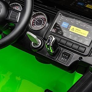 Maşină electrică Dake Jeep Wrangler Rubicon (JWR556/3 Green)