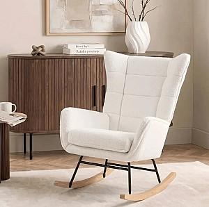 Fotoliu Mebel Elite Jackson Crem/Stejar (Bej)