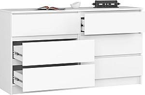 Comoda Akord K140 6S White
