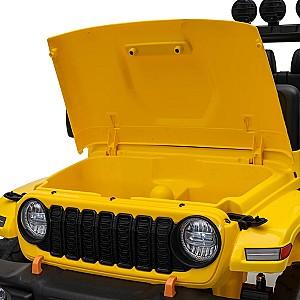 Maşină electrică Dake Jeep Wrangler Rubicon Yellow (JWR558/5)