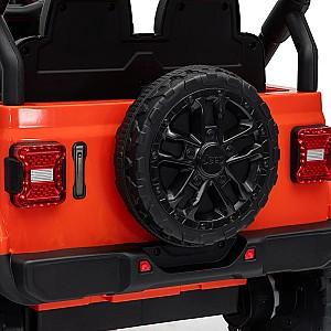 Maşină electrică Dake Jeep Wrangler Rubicon Orange (JWR558/1)