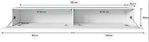 Tumba pentru televizor Bratex D180 Cashmere