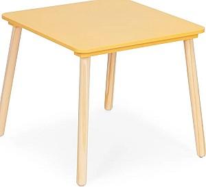 Masă de scris pentru copii Ecotoys 6162 Yellow/Natural