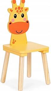 Masă de scris pentru copii Ecotoys 6162 Yellow/Natural