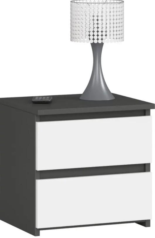 Noptiera Akord CL2 2SZ 40cm Graphite Gray/White