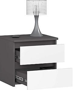Noptiera Akord CL2 2SZ 40cm Graphite Gray/White