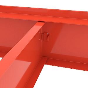 Rafturi pentru depozitare Nex Titan 2160x1200x600 mm Blue/Orange
