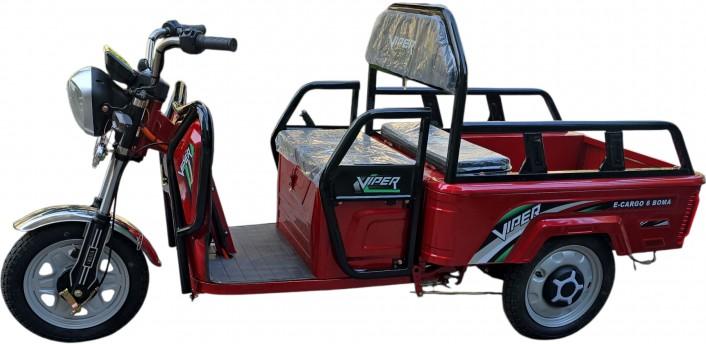 Tricicleta electrica Viper E-Cargo 6 Red 1500W