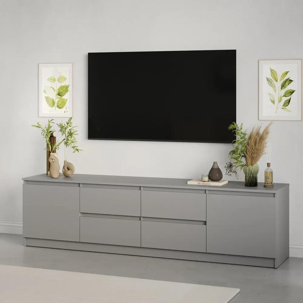 Tumba pentru televizor MBS Neo 4S2D (150x43x53 cm) Gri