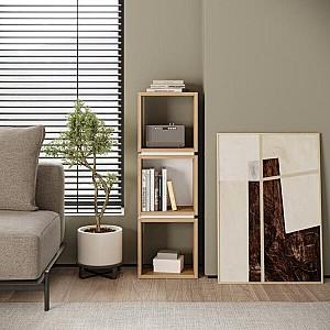 Etajera DECO Lofty 3 Sapphire Oak/White