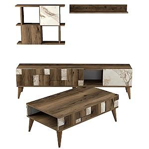 Living Trendy Madrid Alb/Nuc (Maro)